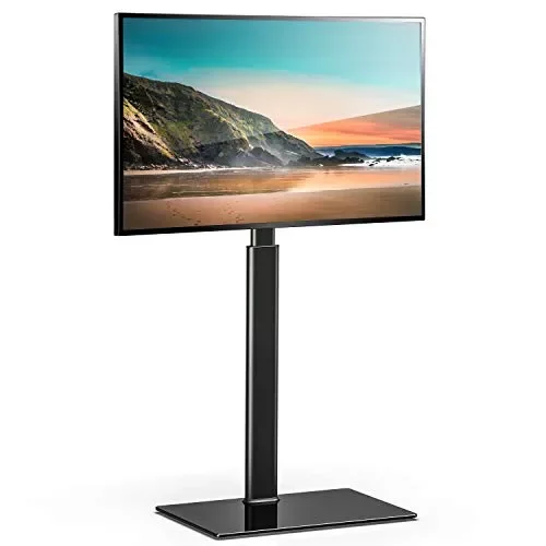 FITUEYES Supporto Girevole per TV da 32 a 55 pollici Mobile Porta 1 ripiano