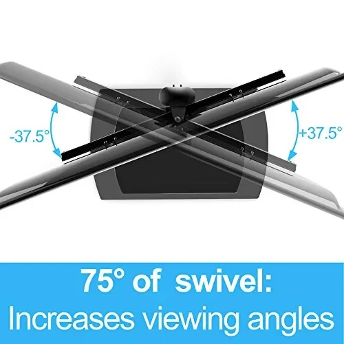 FITUEYES Supporto TV, Mobile Più Stabile, 32″ – 65″ / 2 ripiani - immagine 2