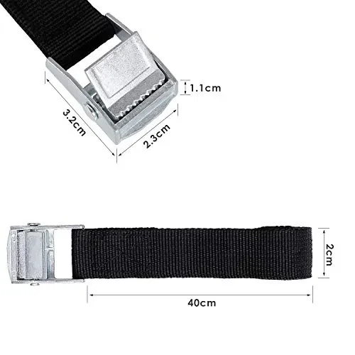 FIXKIT Cinghie di Fissaggio, 10 Pezzi Tensione, Fissaggio al 10pcs - immagine 2