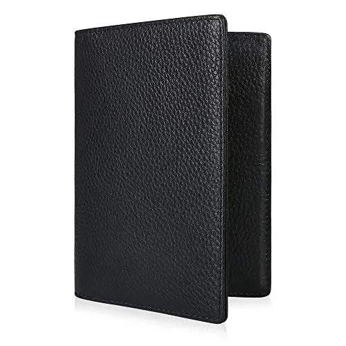 flintronic Porta Passaporto, Custodia Passaporto #7 Nero+2 Etichetta Bagaglio - immagine 2