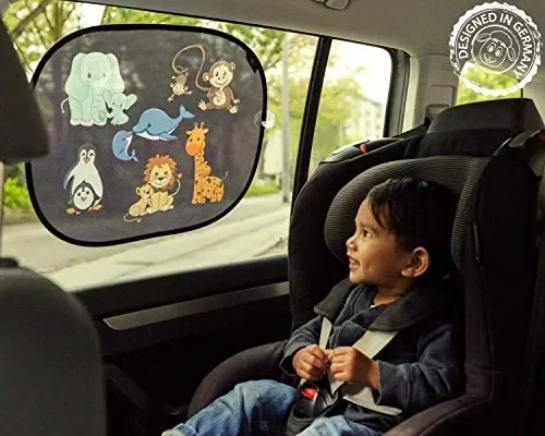 Fluffy’s World Tendine parasole Auto bambini – tendina auto -con… - immagine 2