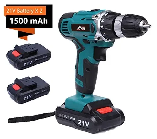 Flybiz 1650/min Avvitatore a Batteria 21V,Trapano Battente,Drill bit,2… - immagine 2