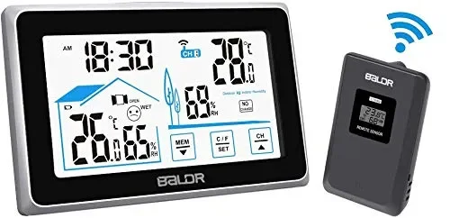 FLYLAND Stazione meteorologica Wireless,Stazione di previsione del black