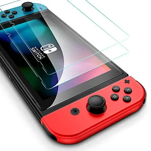 Flysee Vetro Temperato per Nintendo Switch 2019, [2 2019