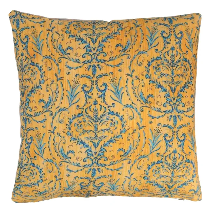 Fodera per Cuscino Decorativo Quadrato 40×40 cm in Tessuto Giallo