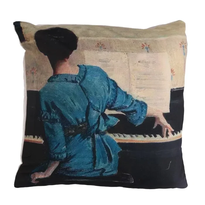 Fodera per Cuscino Decorativo Quadrato 40×40 cm in Tessuto Multicolor