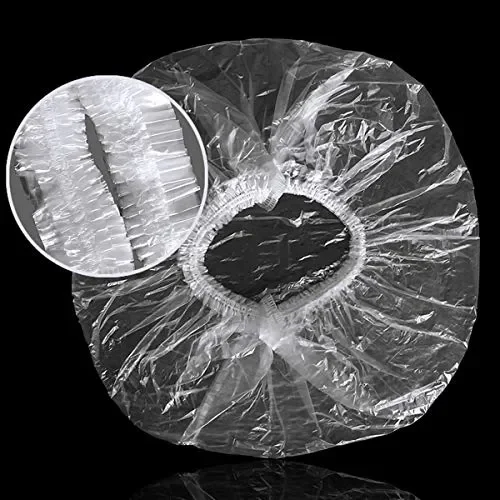 Fodlon Cuffia per doccia, 100 pezzi di cuffia doccia monouso in plastica… - immagine 3