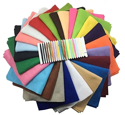 Fogli Feltro Colorato 24 pz in e 20cm*30cm, multicolore - immagine 2