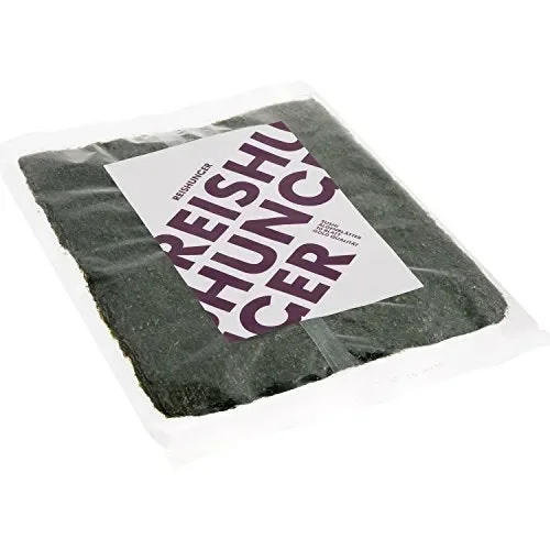 Foglie di alga Nori fame riso, qualità ORO, per Maki Sushi, 50 50 pezzi - immagine 3