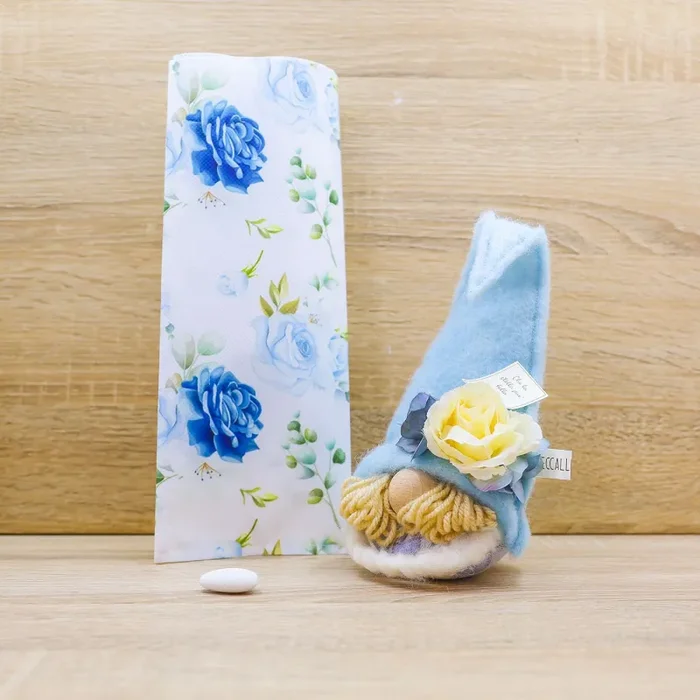 Folletto Celeste con Tartan, Sali Profumati e Sacchetto con Rose Beccalli for Life - immagine 3