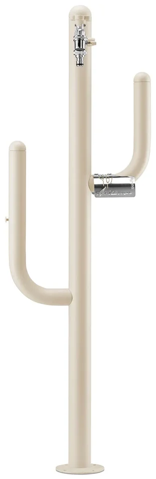 Fontana a Colonna Rubinetto Doppio in Ottone e Porta Tubo Arizona Belfer 42/ARZ Avorio - immagine 2