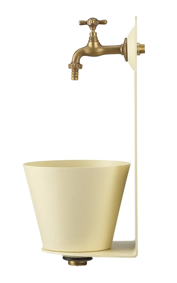 Fontana a Parete da Giardino con Rubinetto Belfer 42/PR Avorio Vendita calda - immagine 2