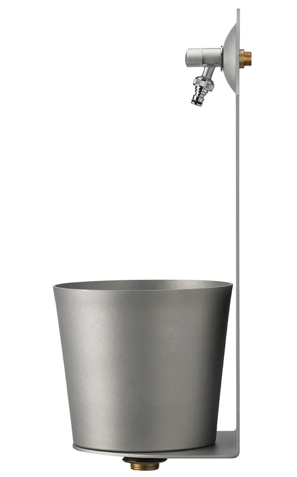 Fontana a Parete da Giardino con Rubinetto Belfer 42/PRX Alluminio - immagine 3