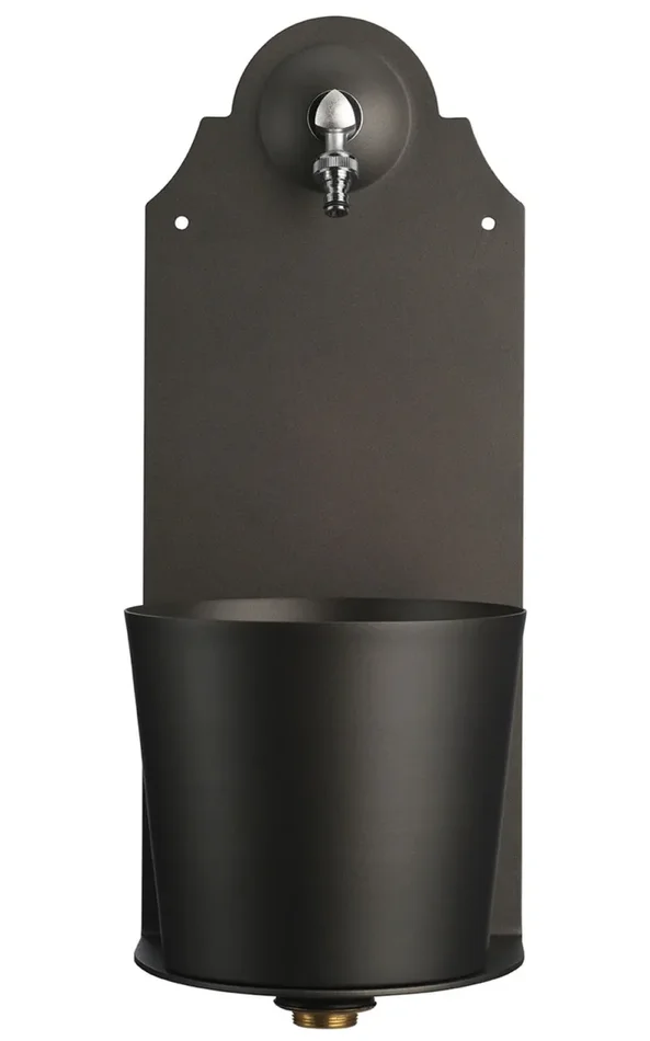 Fontana a Parete da Giardino con Rubinetto Belfer 42/PRX Antracite - immagine 2