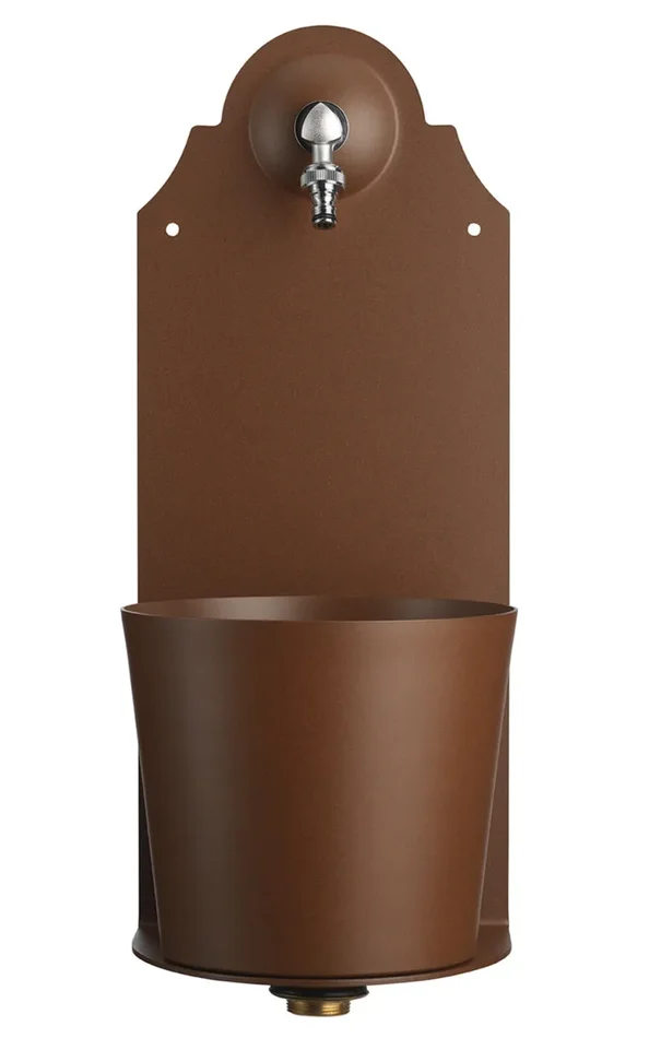 Fontana a Parete da Giardino con Rubinetto Belfer 42/PRX Ruggine Vendita calda - immagine 2