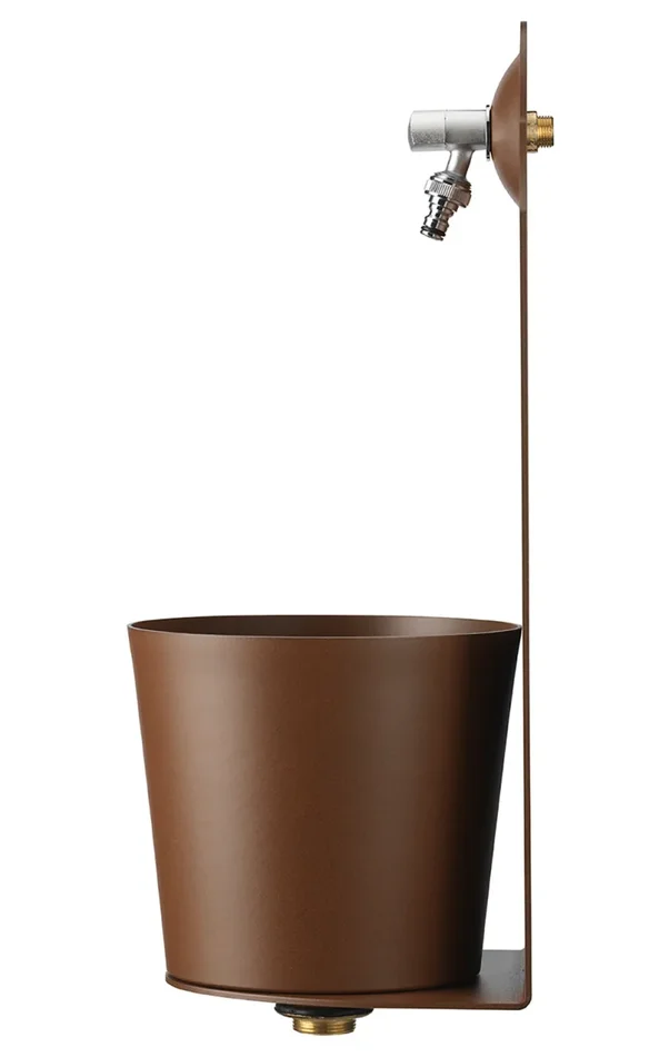 Fontana a Parete da Giardino con Rubinetto Belfer 42/PRX Ruggine Vendita calda - immagine 3