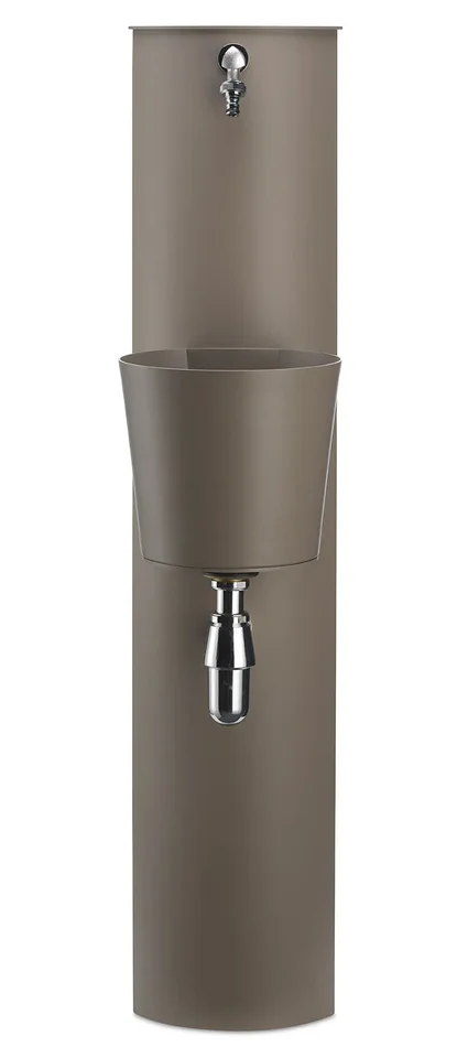 Fontana a Parete da Giardino con Rubinetto e Secchio Belfer 42/PRT Tortora - immagine 2