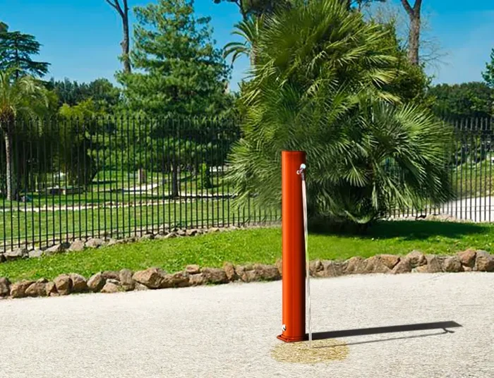 Fontana da Esterno con Rubinetto Arkema Jolly Champagne Bronze - immagine 2