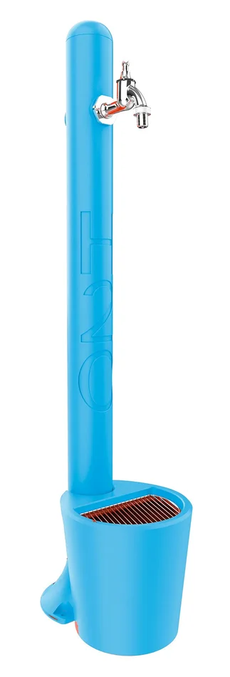 Fontana da Esterno con Rubinetto e Cestello Arkema H2O Blue Ocean