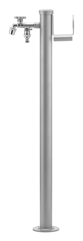 Fontana da Giardino con Doppio Rubinetto Belfer 42/SRR Alluminio - immagine 2