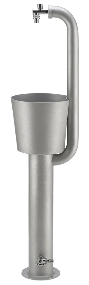 Fontana da Giardino con Doppio Rubinetto e Secchio Belfer 42/ARRC Cactus Alluminio - immagine 3