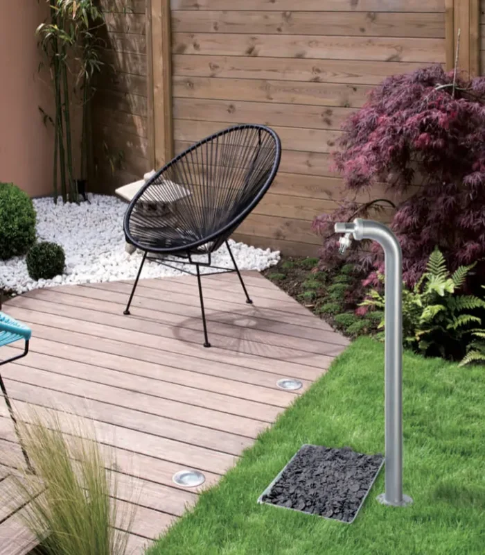 Fontana da Giardino con Rubinetto Belfer 42/PS Giallo - immagine 2