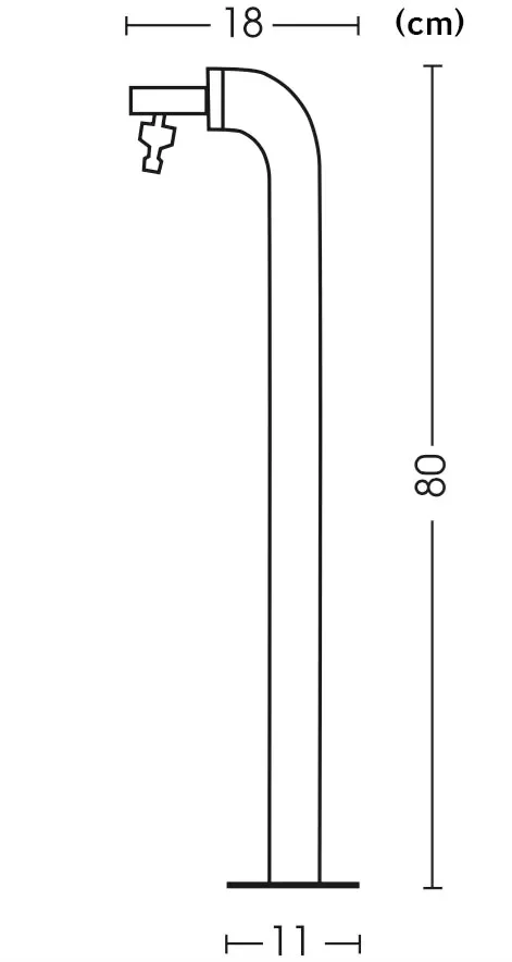 Fontana da Giardino con Rubinetto Belfer 42/PS Giallo - immagine 3