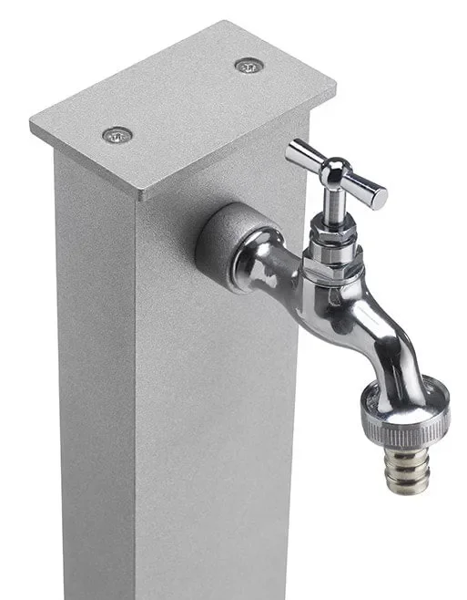 Fontana da Giardino con Rubinetto Belfer 42/RE Alluminio - immagine 3