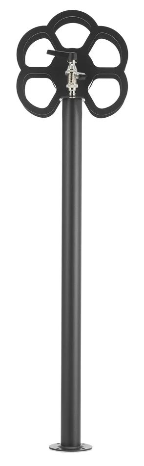 Fontana da Giardino con Rubinetto e Portatubo Integrato Belfer 42/SRF Antracite - immagine 2