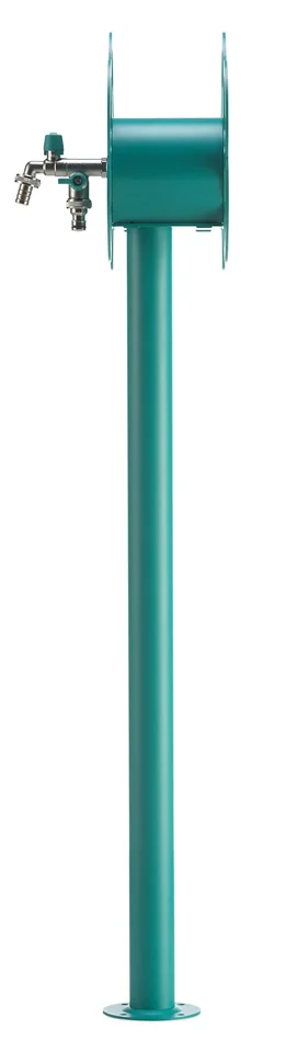 Fontana da Giardino con Rubinetto e Portatubo Integrato Belfer 42/SRF Turchese - immagine 3