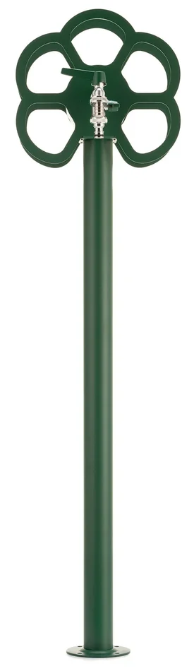 Fontana da Giardino con Rubinetto e Portatubo Integrato Belfer 42/SRF Verde - immagine 2