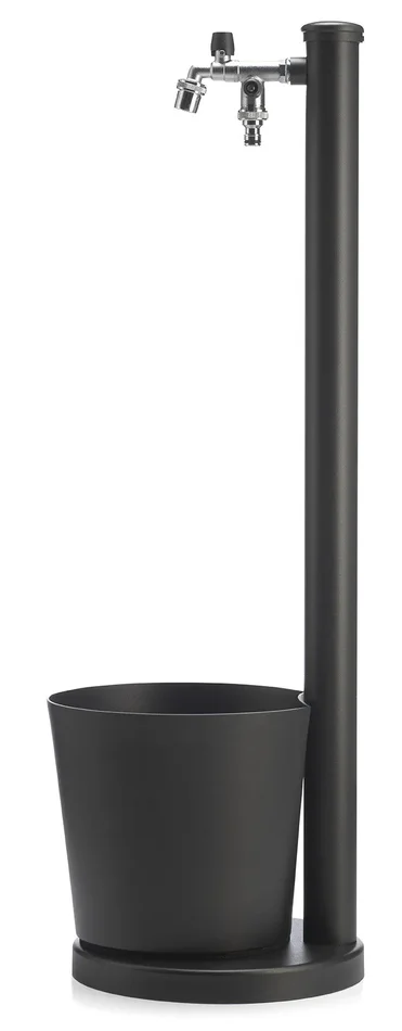 Fontana da Giardino con Rubinetto e Vaschetta Belfer 42/SRV Antracite - immagine 2