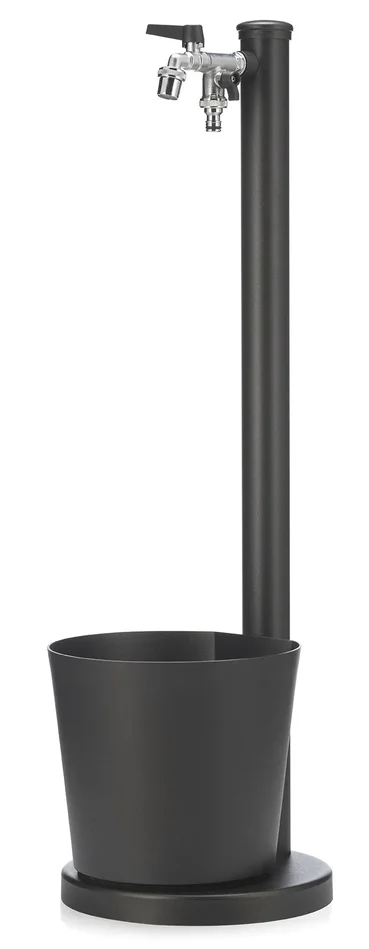 Fontana da Giardino con Rubinetto e Vaschetta Belfer 42/SRV Antracite - immagine 3