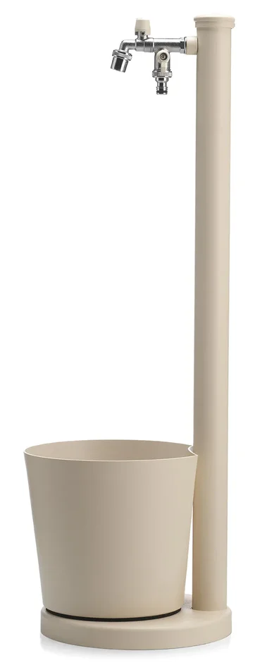 Fontana da Giardino con Rubinetto e Vaschetta Belfer 42/SRV Avorio - immagine 2