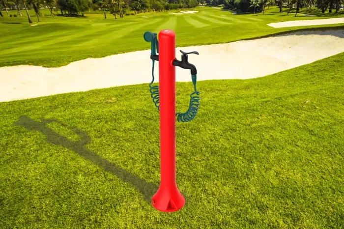 Fontana da Giardino con Rubinetto Tubo Flessibile e Pistola 8 Getti Sined Acqua Pro Rosso Vendita calda online - immagine 2
