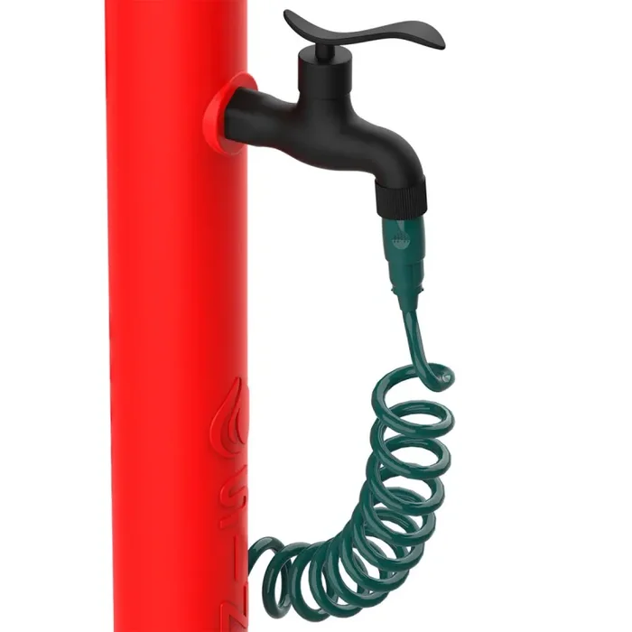 Fontana da Giardino con Rubinetto Tubo Flessibile e Pistola 8 Getti Sined Acqua Pro Rosso Vendita calda online - immagine 3