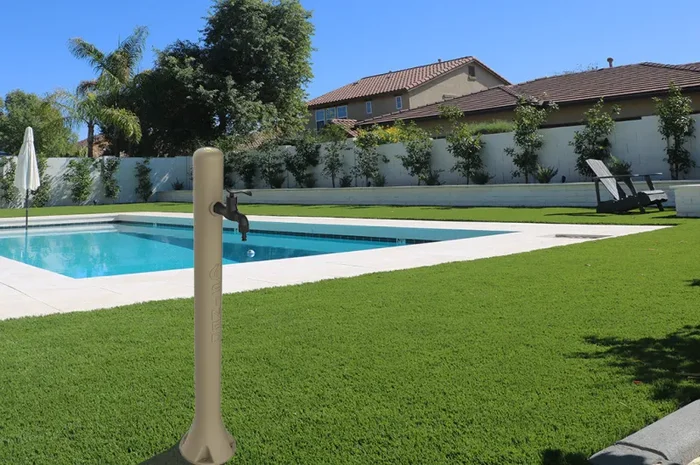 Fontana da Giardino Rubinetto con Attacchi Rapidi Sined Acqua Tortora - immagine 2