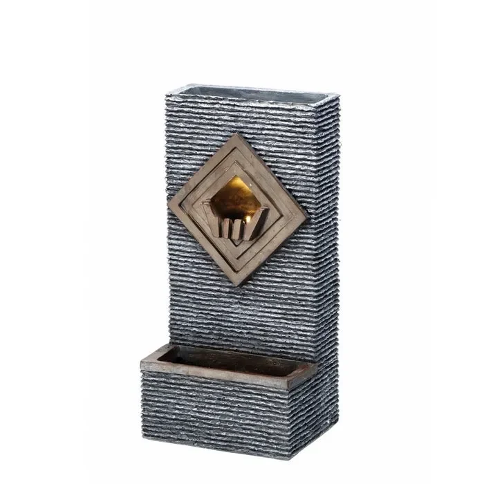 Fontana elettrica con LED 49 cm – Zen