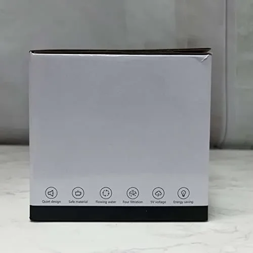 Fontana per Gatti,Fontanella per Gatti da Interno Ultra Silenziosa da 2,5 Litri con Luce LED Filtro a Carbone Attivo Ciotola per Acqua per Fontana per Gatti per Più Animali Domestici - immagine 2