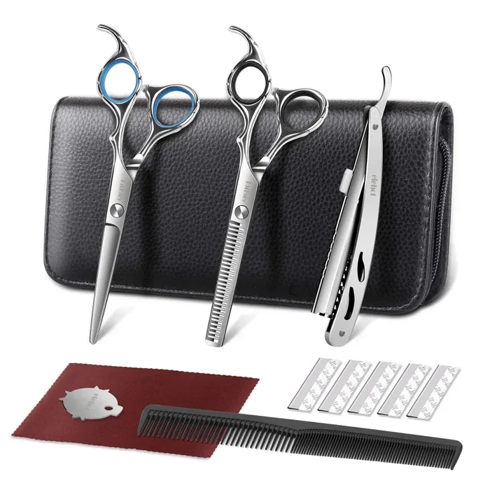 Forbici Parrucchiere Kit Professionale 6 Pollici per Forbici…