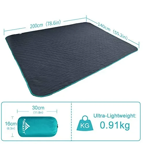 Forceatt Coperta da Picnic, Campeggio Impermeabile e Pieghevole… - immagine 2