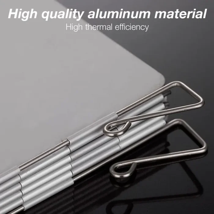 Foreverup Parabrezza Fornelli da Campeggio, 16 Piatti Protezione Anti-Vento Fornello Campeggio, Camp Parabrezza Pieghevole, per Fornelli Allaperto, Picnic, Campeggio – Con custodia e moschettone - immagine 3