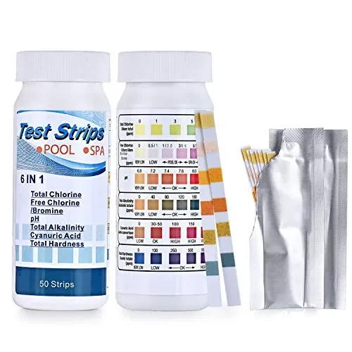FORMIZON 6 in 1 Piscina Test Strisce, 100 Strisce per Piscina, Pool di…