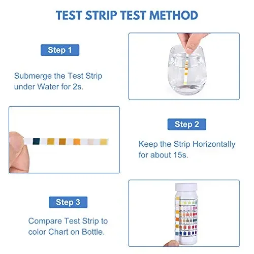 FORMIZON 6 in 1 Piscina Test Strisce, 100 Strisce per Piscina, Pool di… - immagine 2