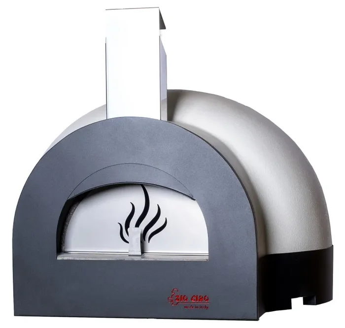 Forno a Legna da Esterno Cottura Diretta in Refrattario Zio Ciro Subito Cotto 80 Bianco - immagine 3