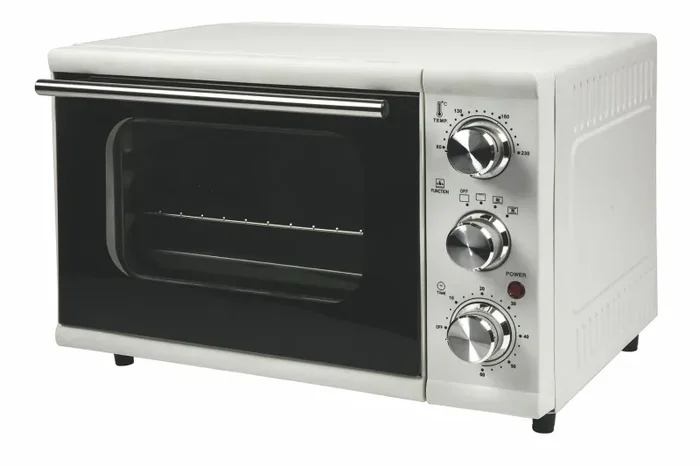 Forno Elettrico Ventilato 24 Litri 1300W con Vetro Kooper Great Stone