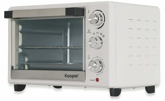 Forno Fornetto Elettrico Ventilato 30 Litri 1380W Kooper Arizona 30 Bianco