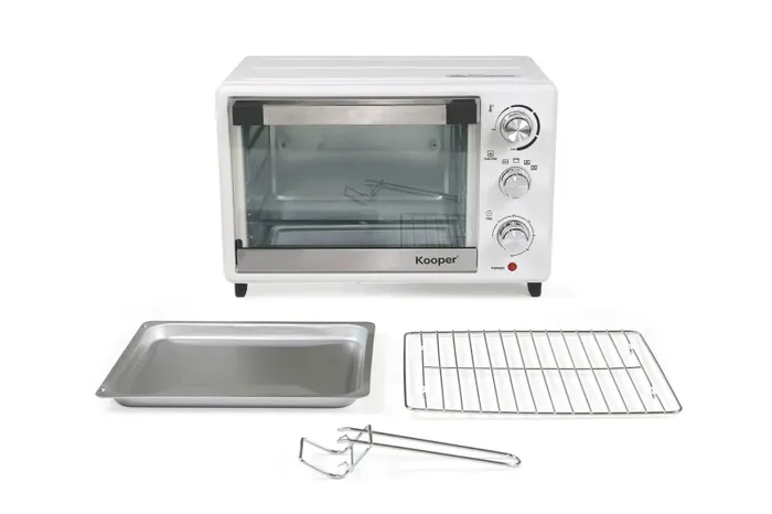 Forno Fornetto Elettrico Ventilato 30 Litri 1380W Kooper Arizona 30 Bianco - immagine 2