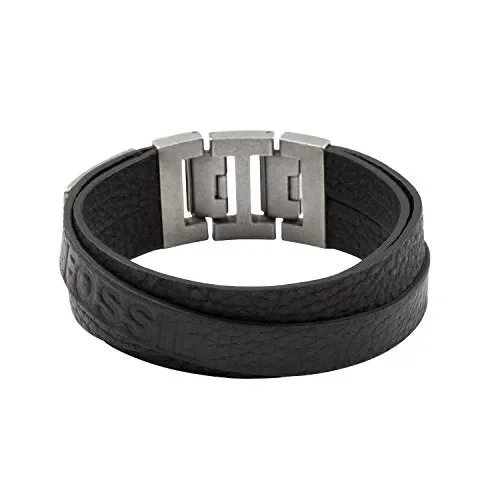 FOSSIL Bracciale JF84818040 in pelle nera