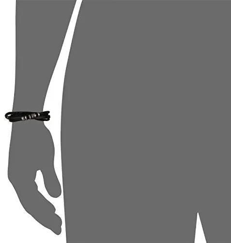 Fossil Bracciale JF85299040 in pelle nero - immagine 3